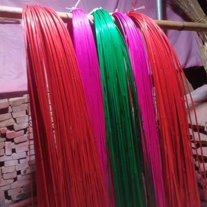 Décoration Florale Moderne Faite Main en Bambou Teint et Osier pour Mariage, Salon, DIY, Tressée, Diverses Couleurs, Modélisation <span class=keywords><strong>de</strong></span> Fond - Product Image 1