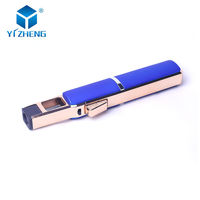 Populaire Métal Gonflable En Plein Air Puissant Coupe-Vent Butane Briquets Fumer Accessoires Jet Allume-cigare Personnalisé