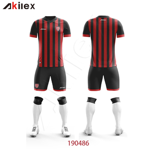 เสื้อฟุตบอลโพลีเอสเตอร์แบบระเหิดสำหรับทีมชุดฟุตบอลระบายอากาศได้ดีเสื้อ100% ออกแบบได้ตามต้องการ - Product Image 3