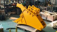 Cisaille hydraulique pour souches d'arbres REBET, cisaille à racines, attache pour excavatrice standard, certifiée CE, directement de l'usine