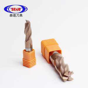 2 Flute Phay Công Cụ Với Sơn Aitin Tungsten Carbide Rắn Cuối Vuông Nhà Máy HRC 55 D10mm End Mill Mài Lịch Thi Đấu - Product Image 1