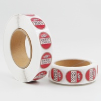 Etiquetas Adhesivas Personalizadas Impermeables, Etiquetas en Rollo con Corte Kiss Cut, Impresión de Logotipo de Empresa, Etiqueta Ovalada para Vasos de Café y Jugos en Rollos
