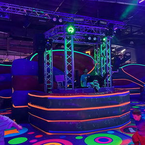 Commercial Inflatable Booth With Neon LED <b>Lighting</b> Foldable & Portable for Amusement Parks Night Events Inflatable Booth Prem - Product Image 6