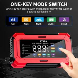 Caricabatterie per <span class=keywords><strong>Auto</strong></span> 12V, Caricabatterie a <span class=keywords><strong>Mantenimento</strong></span> Automatico con Spegnimento Automatico per Camion, Veicoli e Camper - Product Image 4