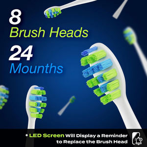 Blanqueador Dental Sónico con Pantalla Inteligente, 5 Modos, Ajuste con Doble Botón, Venta al Por Mayor - Product Image 3