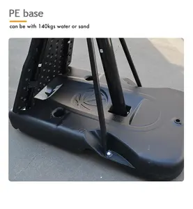 M024Plus sistema di pallacanestro portatile con sollevamento rapido supporto per canestro da basket all'aperto rimovibile Indoor Outdoor per adulti