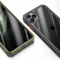 Coque de protection de téléphone portable LeYi High Standard coque de téléphone colorée pour Iphone 11 17