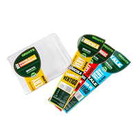 Aangepaste Waterdichte Bio-Afbreekbare Pla Buikband Mouwen Zelfklevende Composteerbare Label Stickers Voor Fruit Food Lunchbox Verpakking