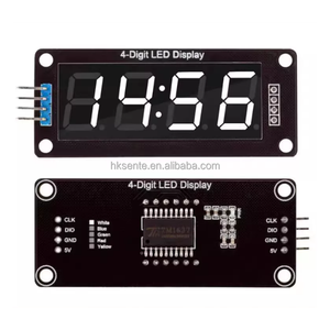 โมดูลนาฬิกาดิจิตอลแบบหลอดเซเว่นเซกเมนต์ขนาด 0.56 นิ้ว รุ่น TM1637 พร้อมจอแสดงผลนาฬิกาอิเล็กทรอนิกส์แบบตั้งเวลา - Product Image 3