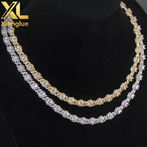 Cadena Cubana de Perlas de 7.5mm Estilo Europeo Americano para Hombre, Collar de Lujo Ligero Personalizable, Accesorio de Joyería Transfronterizo - Product Image 4