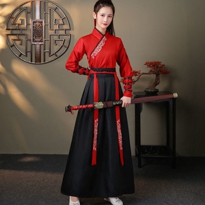 Robe Kimono Hanfu pour femme, style <span class=keywords><strong>chinois</strong></span> traditionnel, broderie, costume de danse Wushu, vêtements orientaux, cosplay - Product Image 2