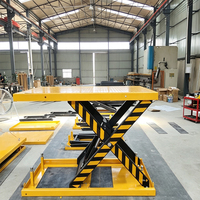 Table élévatrice à ciseaux stationnaire pour le transfert de marchandises portuaires, capacité maximale de 3000 kg