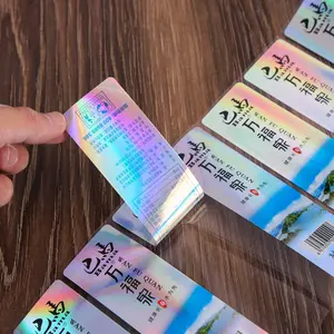 Hot selling PE PVC printing self adhesive labels customized stickers