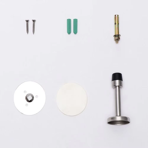 Butée de porte magnétique en acier inoxydable 304 de qualité supérieure, design moderne, fixation murale, pour chambres d'hôtel, salles de bain, bureaux - Product Image 2