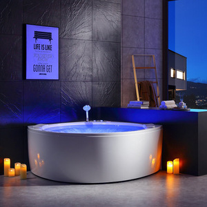 Nouveau Luxe Intérieur Corps Spa Autoportant Smart Hot Tub Acrylique Jet Massage LED Whirlpool Baignoire - Product Image 3