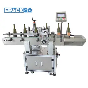 Automatic Cosmetic Rolling Type Vertical Honey Bottles Cans Labeling Machine With Competitive Price