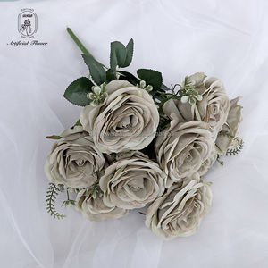 Bouquet de roses artificielles en soie de luxe de haute qualité, style moderne et durable, vente en gros DKB Factory pour la Fête des Mères - Product Image 2