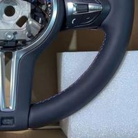 Volant de voiture classique en cuir rond pour BMW F06 F07 F30 F10 F12 F15 F16 F34 F35 F36 F20 F22 F25 F26 F32 F80 M3 M4 M5 X3