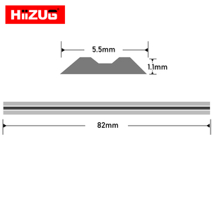 82x5.5x1.1mm carbure de tungstène Portable électrique rabot à main lame pièces de machines à bois - Product Image 2