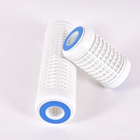 Élément filtrant en charbon actif en maille de nylon de 10 pouces, nettoyable, matériau de remplissage recyclable, pour système d'eau domestique RO, débit de 100 GPD