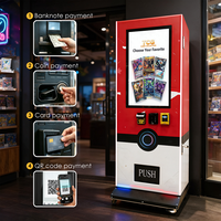 Distributeur mural de cartes TCG CNUS Game Store SDK pour boosters, protège-cartes, objets de collection et petits accessoires de jeu