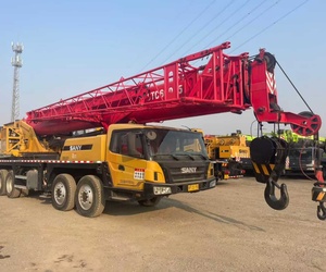 Grue tout-terrain SANY d'occasion modèle STC600t5 et 60t de 2021 avec moteur Weichai et composants de roulement - Product Image 2