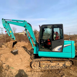 Used Kobelco SK60 Excavator 6 Ton Japan Crawler Excavator Original Paint Hydraulic <b>Digger</b> Low Working Hours <b>for</b> <b>Sale</b> - Product Image 1