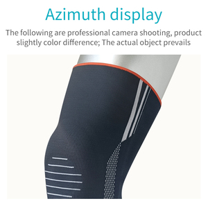 Genouillères <span class=keywords><strong>de</strong></span> sport unisexes en spandex et nylon respirantes et légères, compression, basketball, course en plein air, protection, soulagement du ménisque - Product Image 4