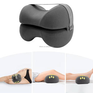 Almohada de masaje multifuncional Vibración eléctrica Compresa caliente Tracción cervical Camilla espinal Corrector de joroba de cuello - Product Image 4