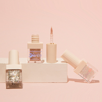 Botol kecil berkilau Eyeshadow Primer Harga bagus kustom warna Anda Eyeshadow cair berkilau Diy