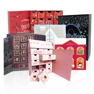 Изготовленный на заказ роскошный календарь коробка diy Браслеты Красоты Ювелирные изделия pet Рождественский Адвент календарь - Product Image 1