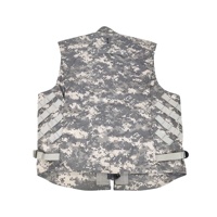 Gilet tactique de haute qualité à double sécurité, marque DS, personnalisé pour hommes, camouflage ACU, ajustable, en polyester 600D, tendance, pour l'extérieur, en vente