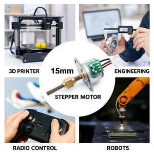 DC 5V <span class=keywords><strong>2</strong></span>-giai đoạn nam châm vĩnh cửu mô-men xoắn cao Micro động cơ bước với 3.0 Mét trục 120g.cm mô-men xoắn mini pmsm động cơ bước - Product Image 5