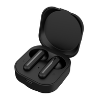 Écouteurs sans fil SHINECON BT 5.3 True Wireless avec double microphone pour l'entraînement, casque semi-intra-auriculaire pour iPhone Android