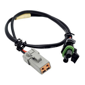 Excavator Construction Machinery Parts High Quality DJ3021Y DTP06-2S 16 AWG Red and <b>Black</b> Wiring <b>Harness</b> - Product Image 1