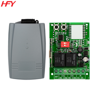 Nuevo Modelo de Interruptor de Control Remoto Inalámbrico WIFI+RF de 2 Canales, 315/433.92MHz, Material ABS y Metal, Código de Aprendizaje para Puerta de Garaje, 1 Año