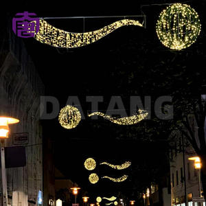 Lampadaires LED de Noël pour l'extérieur, places publiques et rues, étanches IP65, décoration de fêtes - Product Image 2