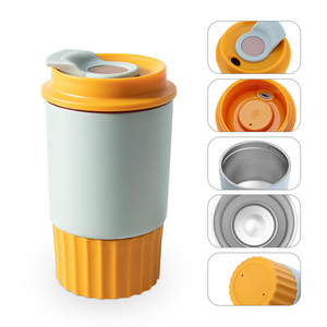 Tazza da <span class=keywords><strong>Caffè</strong></span> Personalizzata con Logo, 12OZ, Stile Ins, Bocca Larga, in Acciaio 304/201, Nuovo Design 2026, Vendita all'Ingrosso - Product Image 5