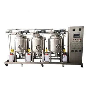Liquid stainless steel mixing tank High speed mixer Food emulsification tank Chemical electric heating mixing tank