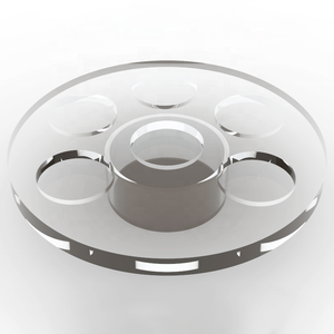 Tùy Chỉnh <span class=keywords><strong>Lucite</strong></span> Vượt Qua Seder Tấm Acrylic Bát Pesach Tấm Hebrew Từ Judaica Do Thái Quà Tặng - Product Image 4