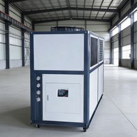 Refroidisseur d'air industriel personnalisé KINDO 40HP pour le traitement du caoutchouc et la fabrication textile, système de refroidissement de l'eau