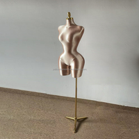 Maniquí de Fibra de Vidrio de Medio Cuerpo con Curvas BBL, Modelo de Lencería Femenina Brasileña con Busto Grande, Talla Grande, Caderas para Mujer