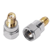 Adaptateur coaxial SMA vers F de haute qualité, connecteur RF mâle-femelle droit tout en cuivre pour radios, antennes et amplificateurs