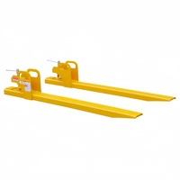 Fourches à palettes pour chargeur frontal, accessoires pour mini-tracteurs pour la manutention de bois et de palettes