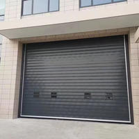Moteur automatique Portes volets roulants en alliage d'aluminium Portes de garage enroulées Portes de garage Porte sectionnelle