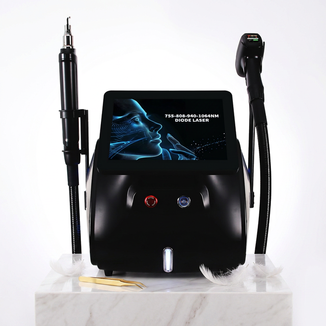 Portable 1200W 755nm Diode Laser Hair Removal Machine
