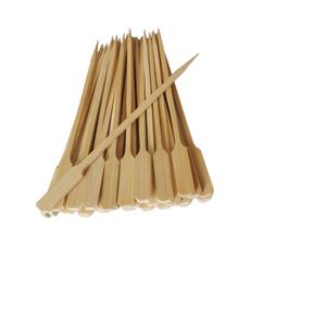 2.5Mm A Grade Plat Rond Jetables Brochettes <span class=keywords><strong>De</strong></span> Bambou Teppo Brochette Pour Barbecue Rotatif Pommes <span class=keywords><strong>de</strong></span> <span class=keywords><strong>Terre</strong></span> Pics Avec Poignée - Product Image 1