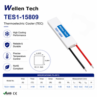Module de contrôle thermique TEC TES1-15809 16,8x74,5x2,8 mm 19,16 V 9 A 99,5 W pour le contrôle de la température des systèmes laser
