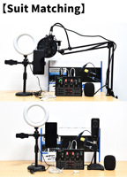 Juego de micrófono Bm800 con tarjeta de sonido V9XPro para estudio Streaming Gaming DJ Karaoke Home Audio Sound System en teléfono PC Mac