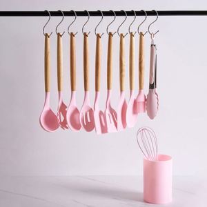 Wholesale 12pcs Silicone <b>Kitchen</b> Utensils Set Cooking <b>Accessories</b> and Tools - Product Image 5